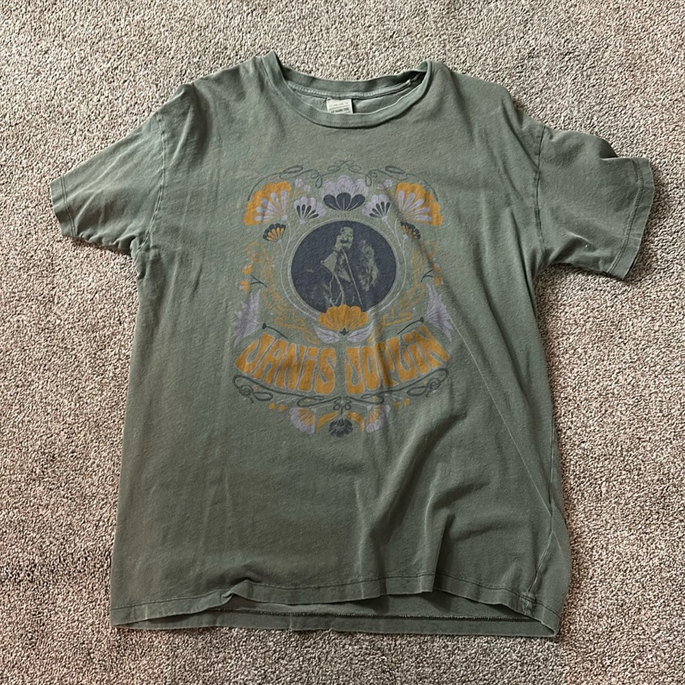 American Eagle Janis Joplin Graphic Band Tee